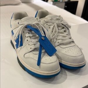 Men’s Off-White White and Blue Sneakers size 43
